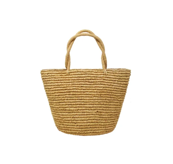 Handbags-Sensi Studio Baby tote woven straw solid