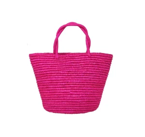 Handbags-Sensi Studio Baby tote woven straw solid