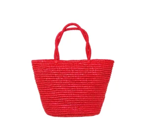 Handbags-Sensi Studio Baby tote woven straw solid