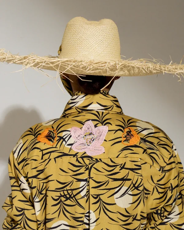 Rtw-Sensi Studio Beach Shirt with Hand Embroidered Details