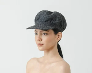 Women's Felted Wool Hats-Sensi Studio Cap buckley fabric