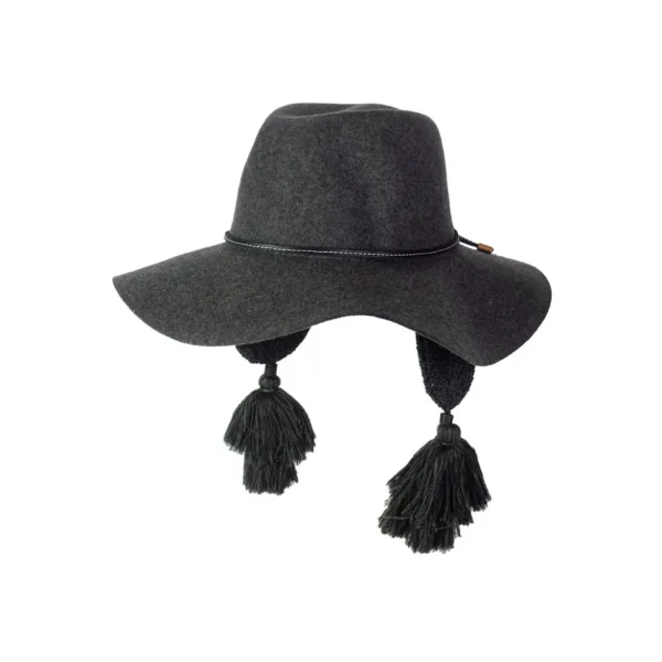 Women's Panama Hats-Sensi Studio Classic Long Brim Felted Hat