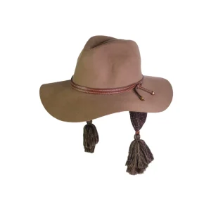 Women's Panama Hats-Sensi Studio Classic Long Brim Felted Hat