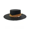 Women's Panama Hats-Sensi Studio Cordovan Frayed Long Brim Hat With Straw And Seashell Detail