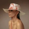 Women's Panama Hats-Sensi Studio Cordovan Hat Long Brim