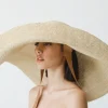 Women's Panama Hats-Sensi Studio Crochet Extra Long Brim Glamour Hat