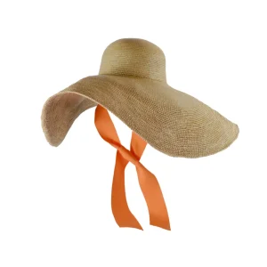 Women's Panama Hats-Sensi Studio Crochet Glamour Hat with Grosgrain Ribbon