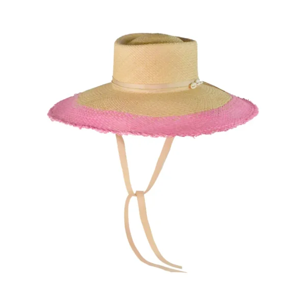 Women's Panama Hats-Sensi Studio Dumont Long Brim with Tucuman And Seashells