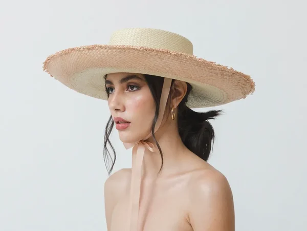 Women's Panama Hats-Sensi Studio Dumont Long Brim with Tucuman And Seashells