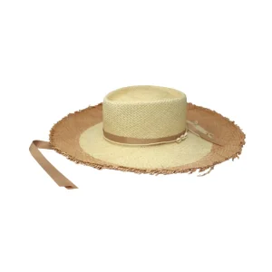 Women's Panama Hats-Sensi Studio Dumont Long Brim with Tucuman And Seashells