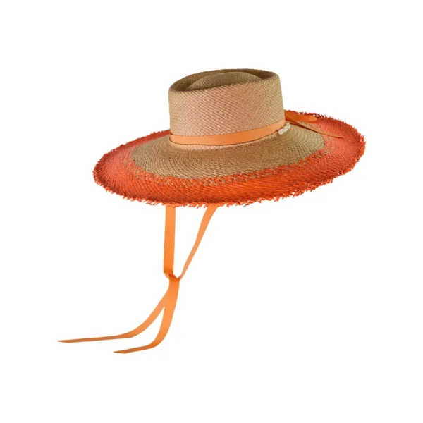 Women's Panama Hats-Sensi Studio Dumont Long Brim with Tucuman And Seashells