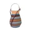 Handbags-Sensi Studio El Cantaro Woven Straw Medium Bucket