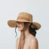 Women's Panama Hats-Sensi Studio El Mar Lo Cura Todo Hippie Crochet Long Brim