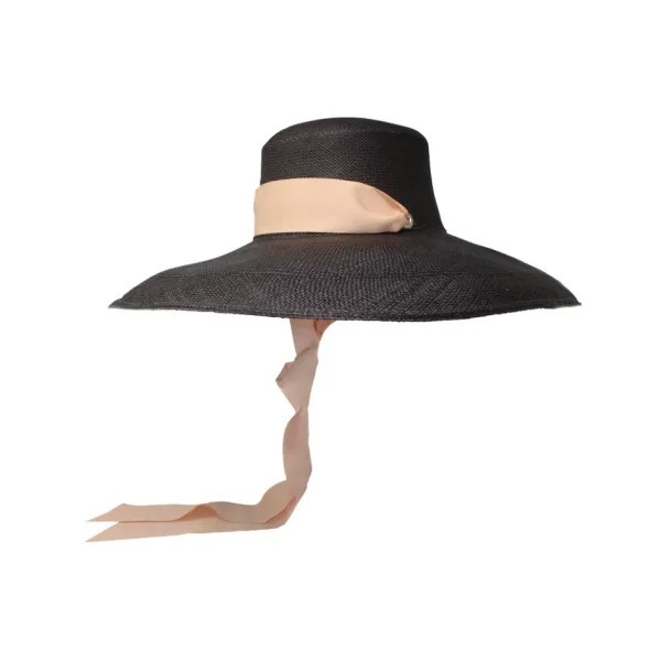 Women's Panama Hats-Sensi Studio Extra Long Brim Cordovan