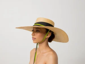 Women's Panama Hats-Sensi Studio Extra Long Brim Cordovan Hat