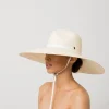 Women's Panama Hats-Sensi Studio Extra Long Brim Panama Hat with Leather Band