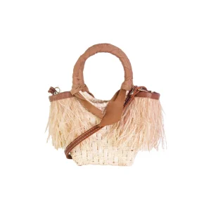 Handbags-Sensi Studio Feather Mini Handbag