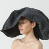 Women's Felted Wool Hats-Sensi Studio Flexible lady ibiza hat in buckley fabric