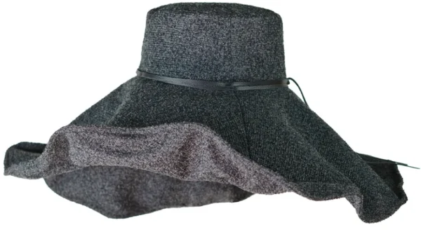 Women's Felted Wool Hats-Sensi Studio Flexible lady ibiza hat in buckley fabric