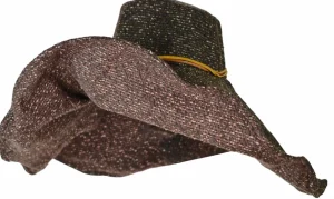 Women's Felted Wool Hats-Sensi Studio Flexible Lady Ibiza hat in tweed fabric