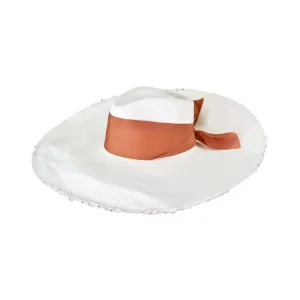 Women's Panama Hats-Sensi Studio Frayed Aguacate Hat Extra Long Brim