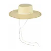 Women's Panama Hats-Sensi Studio Frayed Cordovan Long Brim Hat With Shells