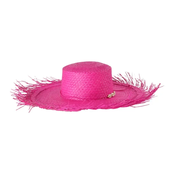 Women's Panama Hats-Sensi Studio Frayed Hippie Beach Hat