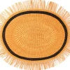 Home-Sensi Studio Frayed Oval Placemat (Set of 4 units)