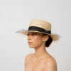 Women's Panama Hats-Sensi Studio Glamour Cordovan Hat