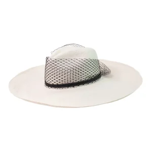 Women's Panama Hats-Sensi Studio Glamour Extra Long Brim Panama Hat