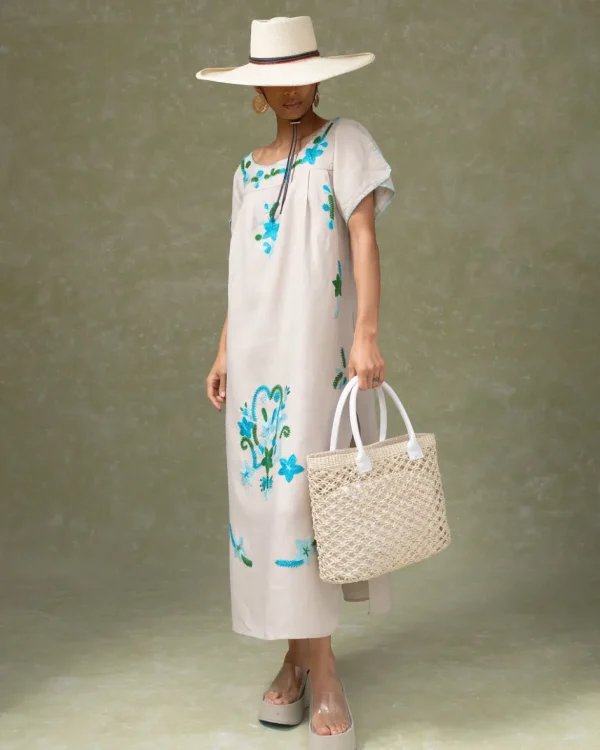 Rtw-Sensi Studio Hand Embroidered Maxi Dress