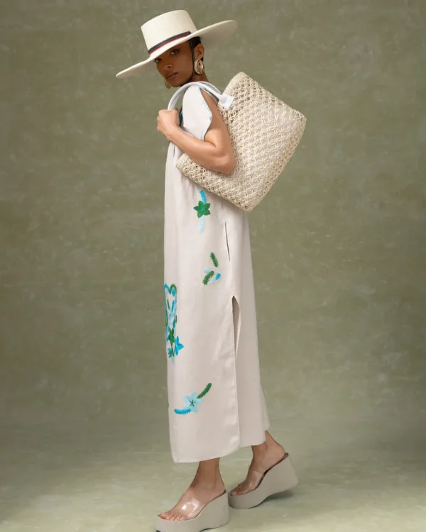 Rtw-Sensi Studio Hand Embroidered Maxi Dress