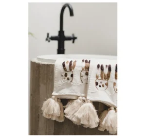 Home-Sensi Studio Hand Embroidered Towel