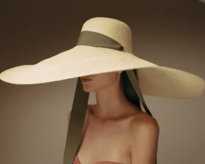 Women's Panama Hats-Sensi Studio “Haute Beach” Lady Ibiza with Adjustable Ribbon