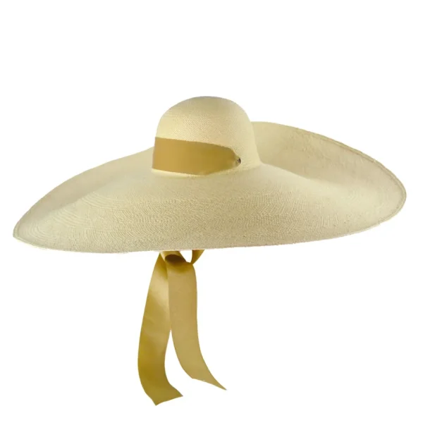 Women's Panama Hats-Sensi Studio “Haute Beach” Lady Ibiza with Adjustable Ribbon