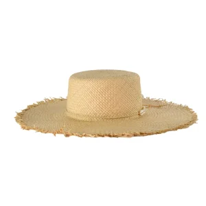 Women's Panama Hats-Sensi Studio Hippie Beach Hat Long Brim