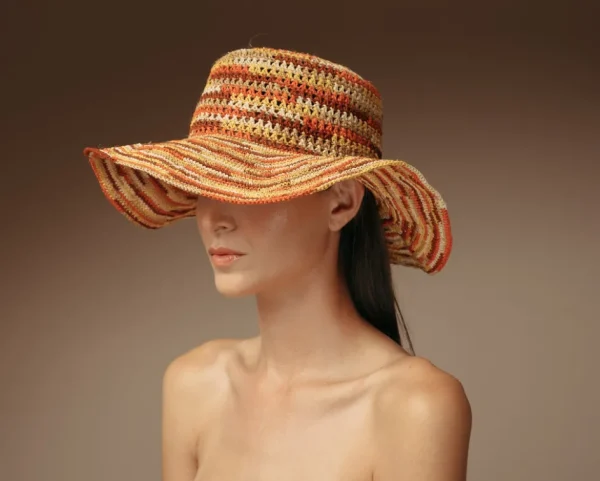 Women's Panama Hats-Sensi Studio Hippie Fiesta Crochet hat