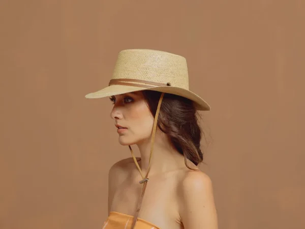 Women's Panama Hats-Sensi Studio Hippie Hat with Leather Band