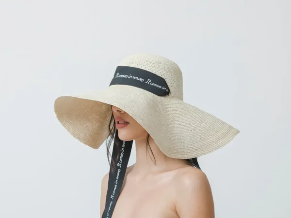 Women's Panama Hats-Sensi Studio It Comes In Waves Lady Ibiza Crochet