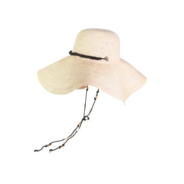 Women's Panama Hats-Sensi Studio Lady Ibiza Extra Long Brim Crochet Hat