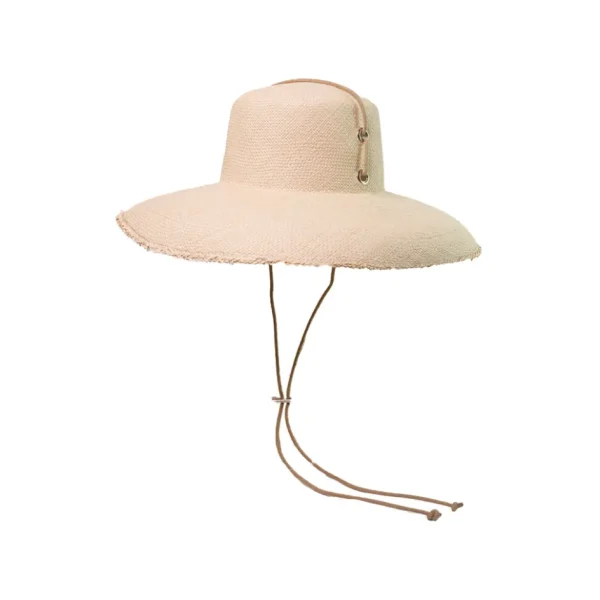 Women's Panama Hats-Sensi Studio Lampshade Cordovan Long Brim Hat