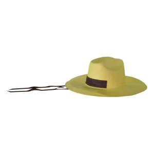 Women's Panama Hats-Sensi Studio Llano Texas Long Brim With Ribbon and Leather Band