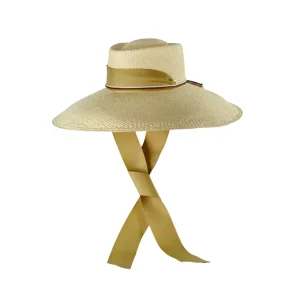 Men's Panama Hats | Women's Panama Hats-Sensi Studio Long Brim Dumont Hat with Adjustable Ribbon