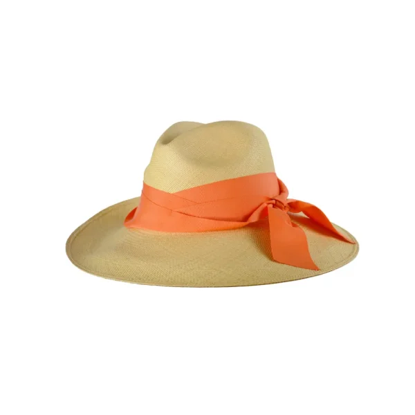 Women's Panama Hats-Sensi Studio Long Brim Panama Hat with Double Twist Band