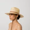 Women's Panama Hats-Sensi Studio Long Brim Texas Hat