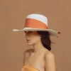 Women's Panama Hats-Sensi Studio Long Brim Texas Hat with Maxi Band