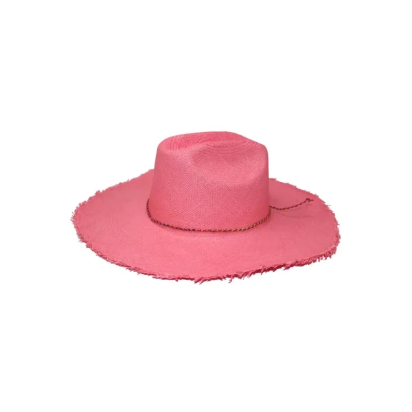 Women's Panama Hats-Sensi Studio Long Brim Texas Hat With Tucuman