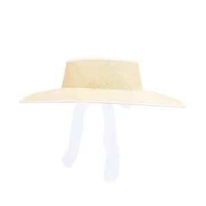 Women's Panama Hats-Sensi Studio Long Brim Visera