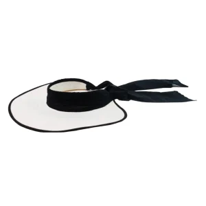 Women's Panama Hats-Sensi Studio Long Brim Visor