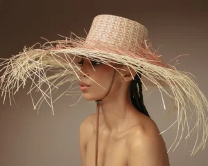 Women's Panama Hats-Sensi Studio Mariposa Extra Frayed Brim Hippie